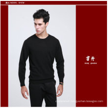 Yak Wool/Cashmere Round Neck Pullover Long Sleeve Sweater/Clothing/Garment/Knitwear